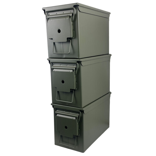 ammo can 50 cal green 4 packs 4