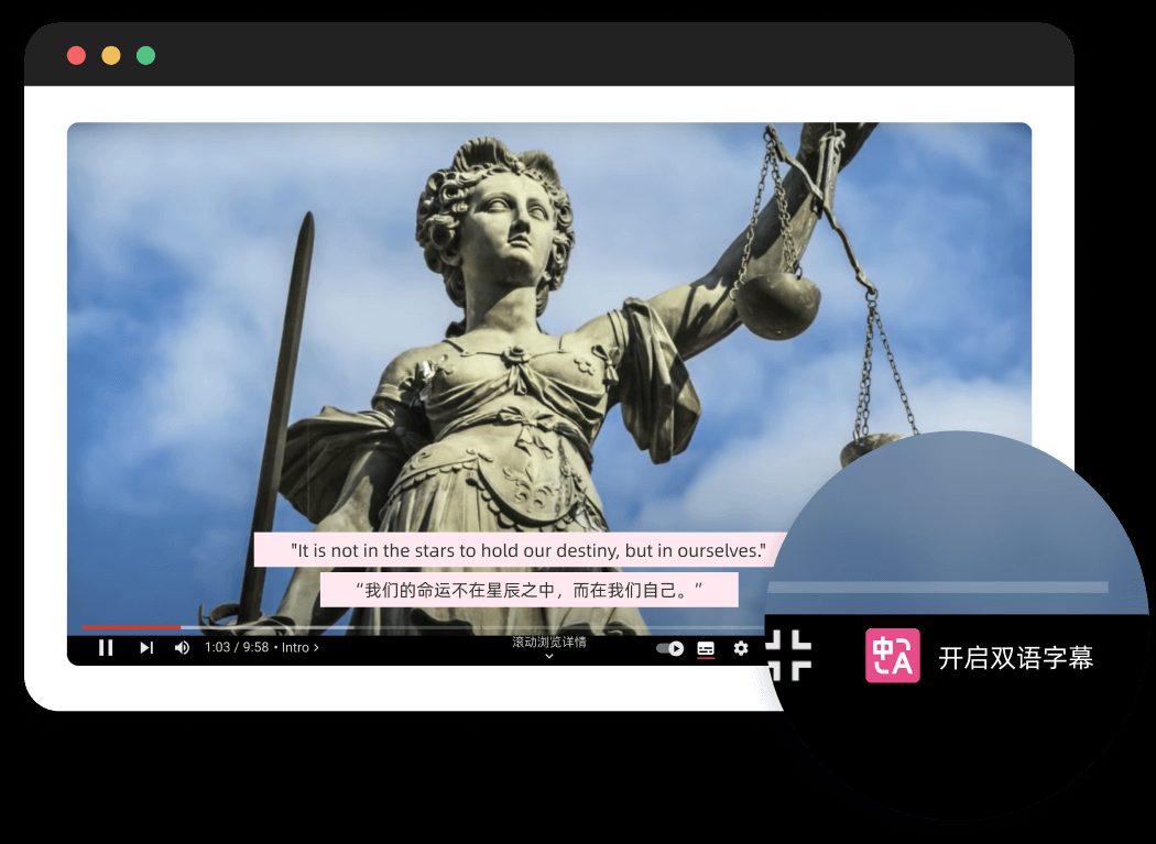 Video subtitle translation