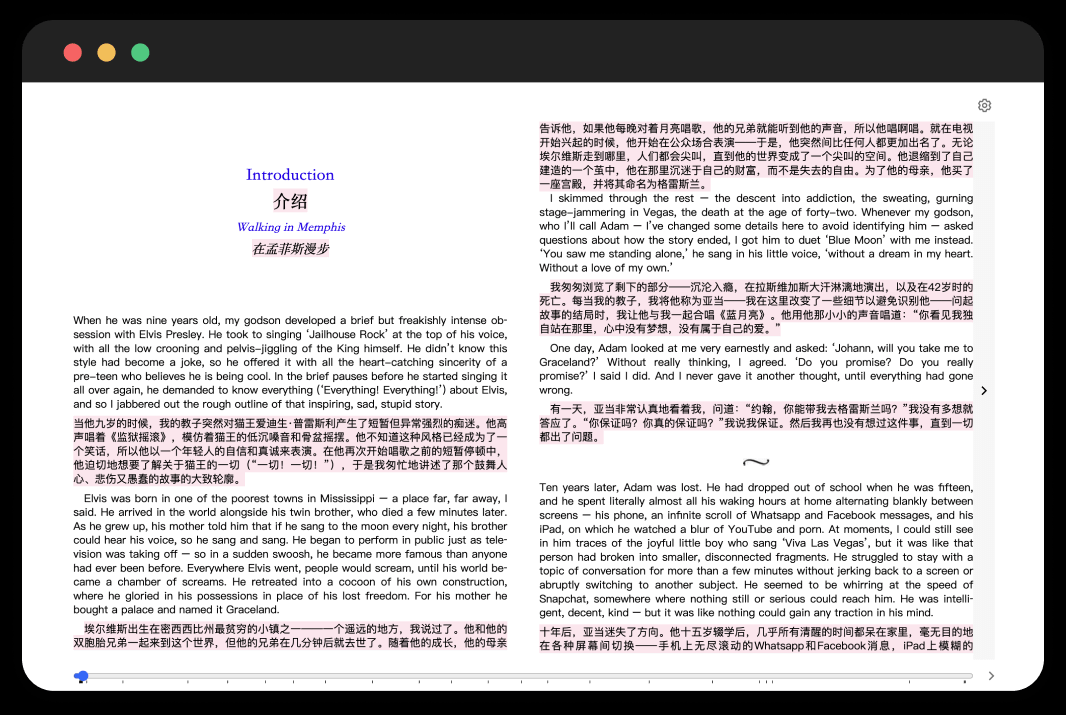 EPUB bilingual e-book