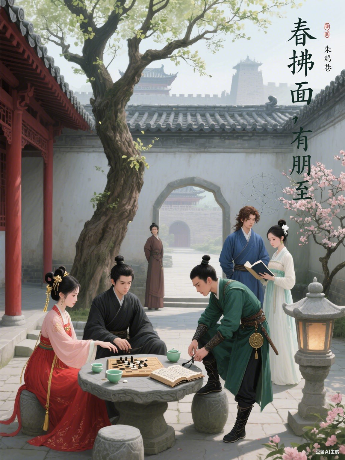 春拂面，有朋至