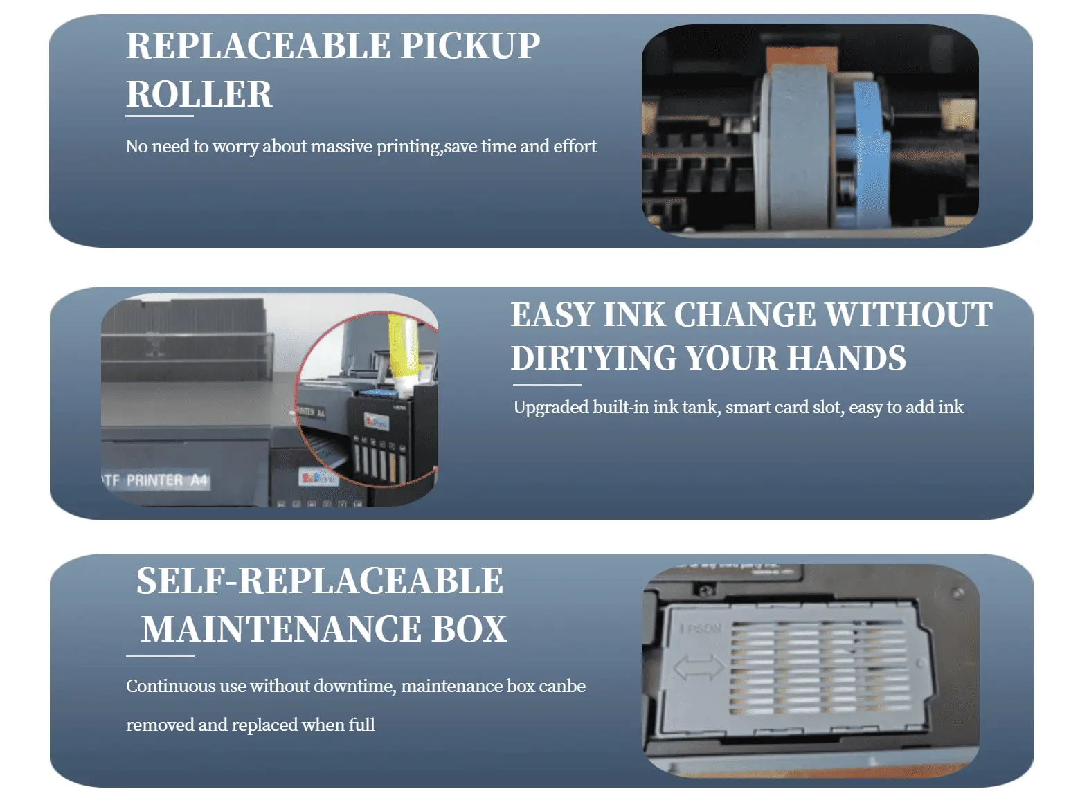 A4 L8058 DTF Printer