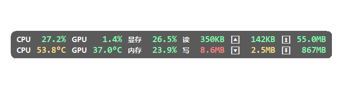 LiteMonitor v1.3.3 桌面硬件监控工具-识趣者资源