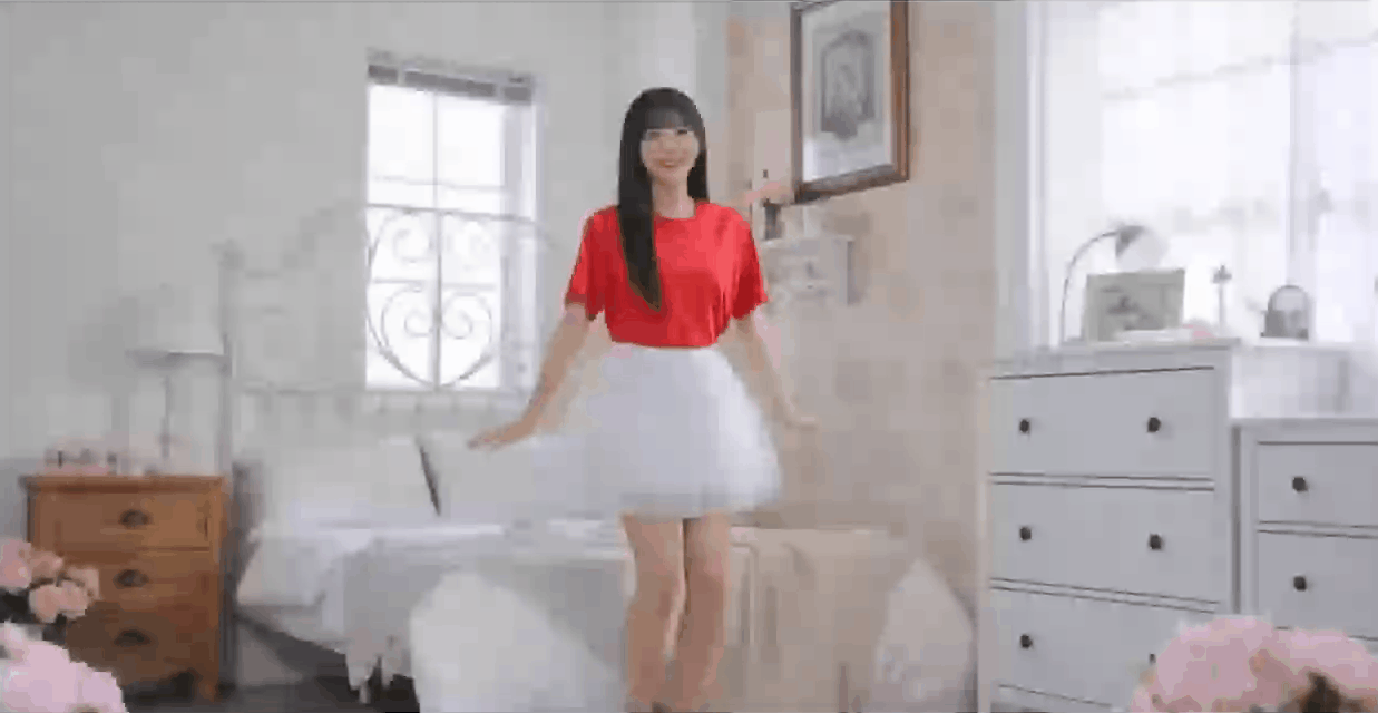 卧室场景，少女感十足 画面的主体