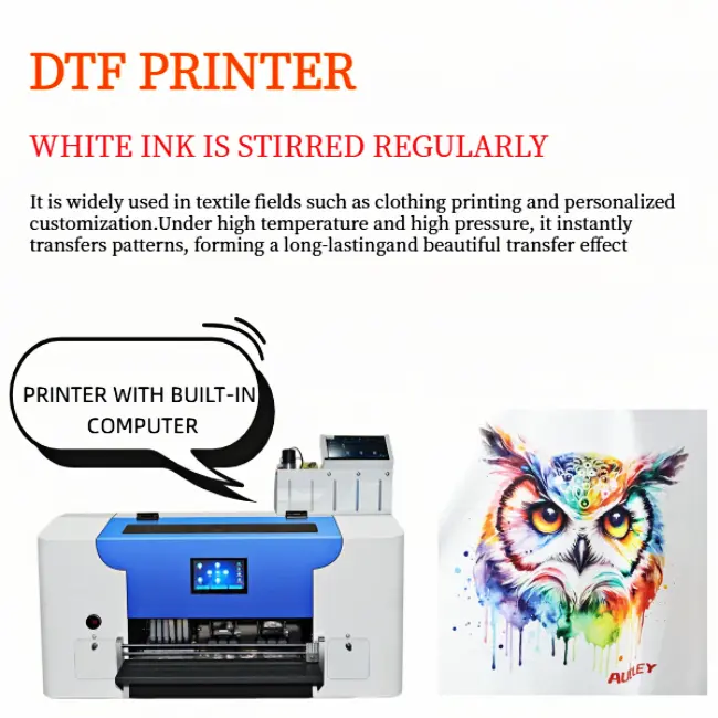 High quality DTF printer machine for t-shirt and fabric