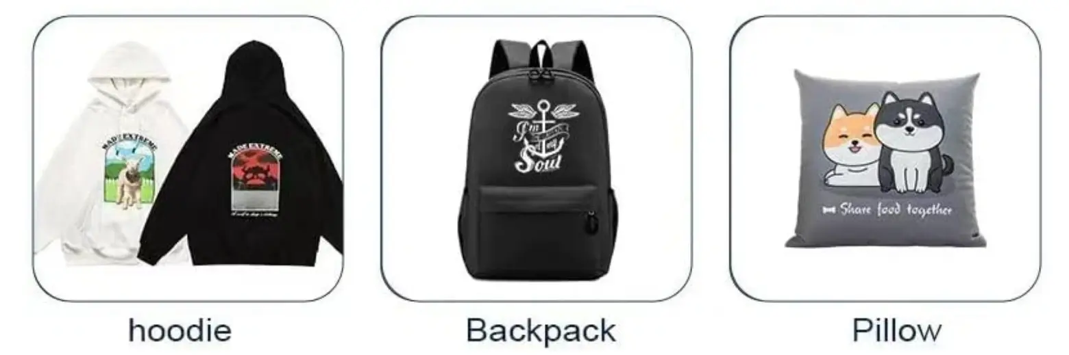 DTF ink printed on polyester-spandex fabric, flexible and stretchable