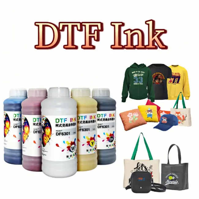 Premium DTF ink set for direct to film printing