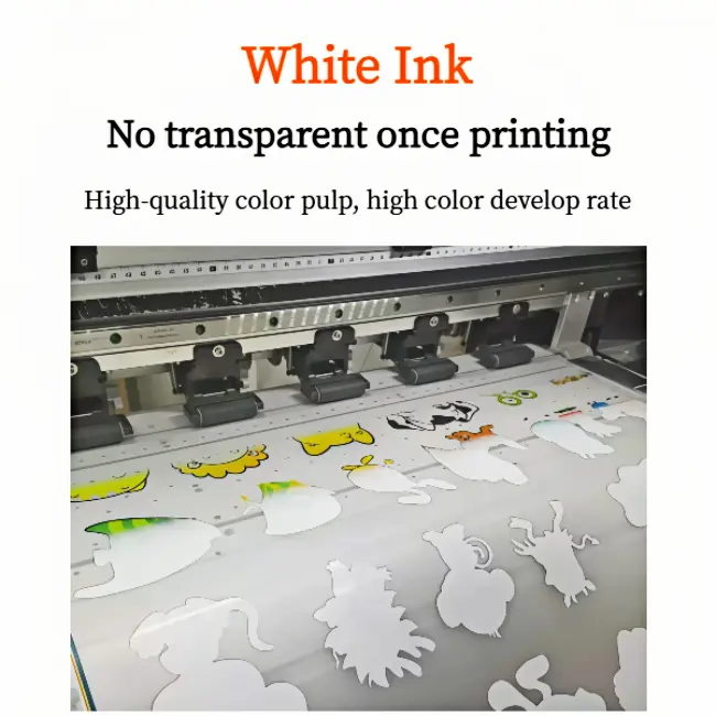 DTF ink printing effect on T-shirt and fabric