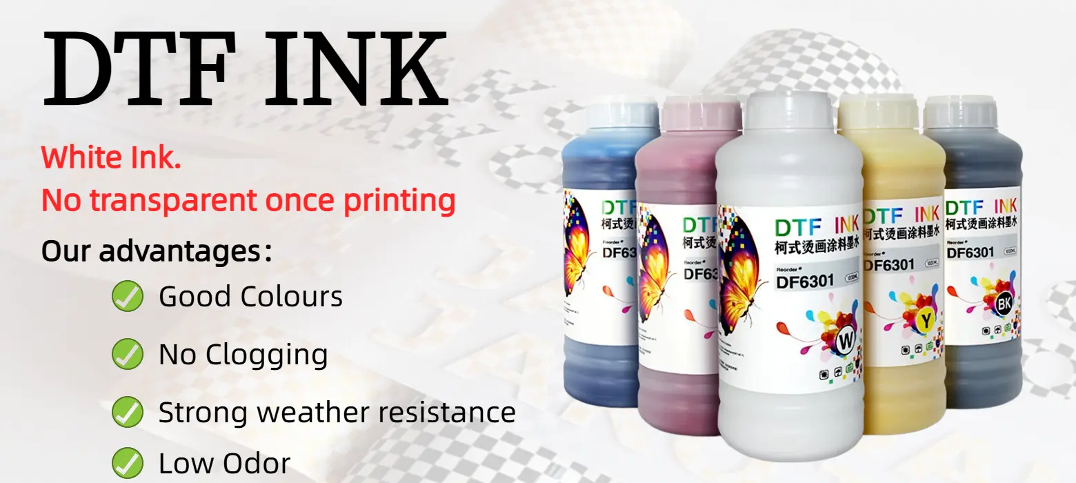 Premium DTF Ink For PET Film Heat Transfer Printing