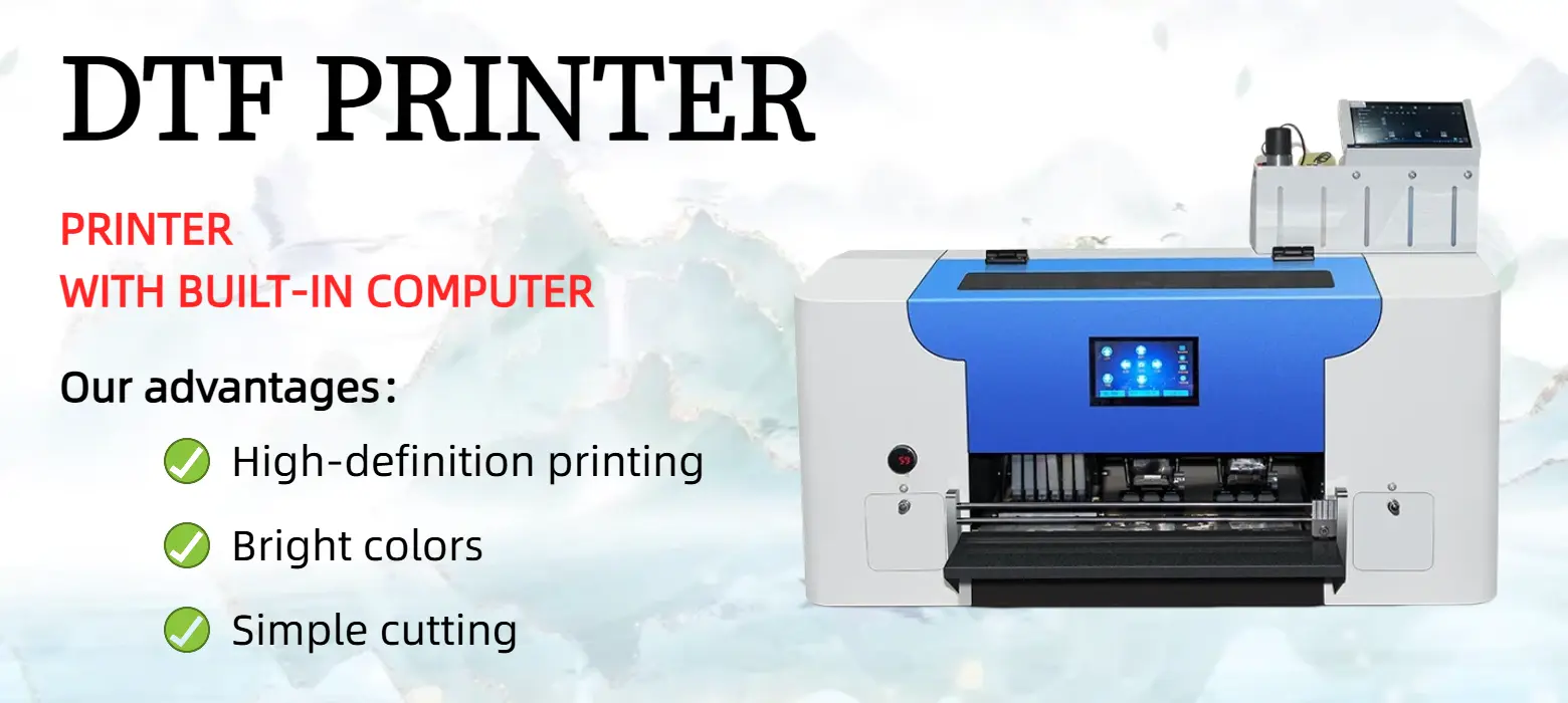 DTF C30 1D DTF Printer full machine appearance 30cm printing equipment