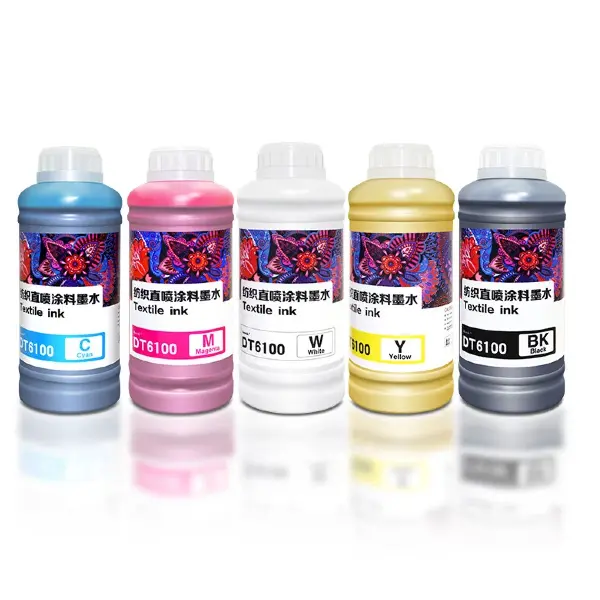 High-Quality Water-Based DTG Ink Bottles