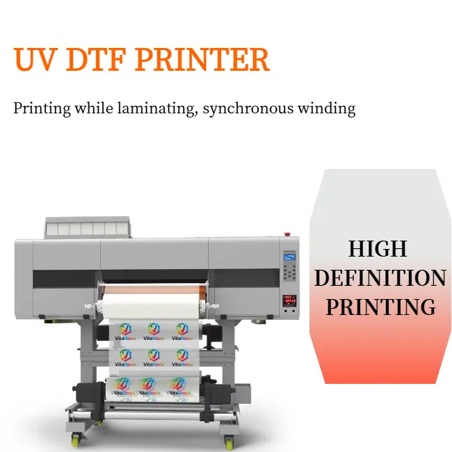 30cm UV DTF sticker printer with Epson printheads