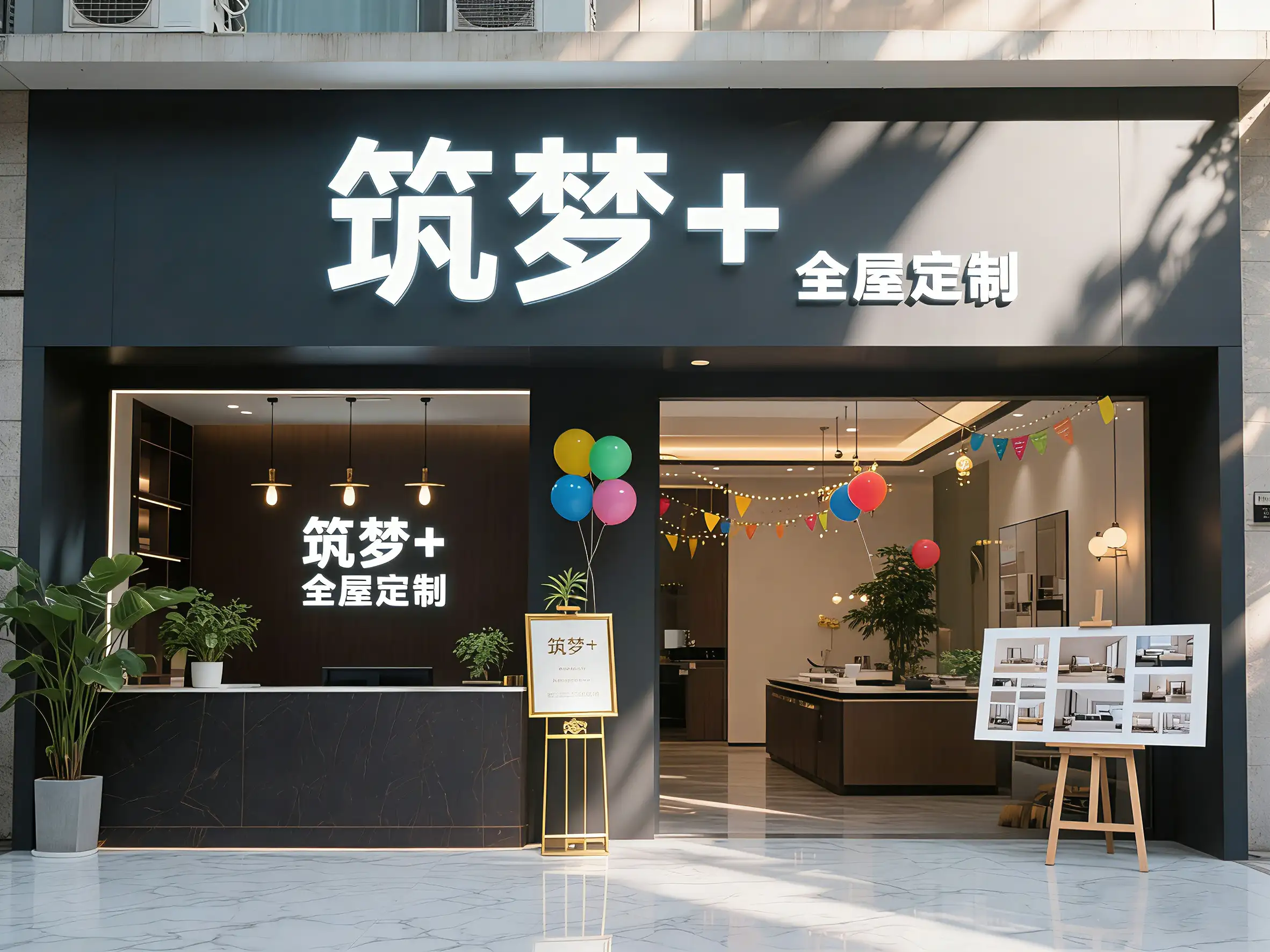 <strong>筑梦+全屋定制</strong>