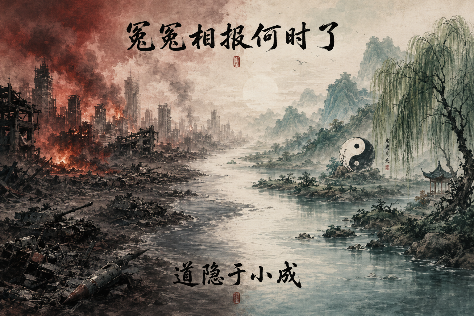 道家智慧照见战争：为何"冤冤相报何时了"永无止境？