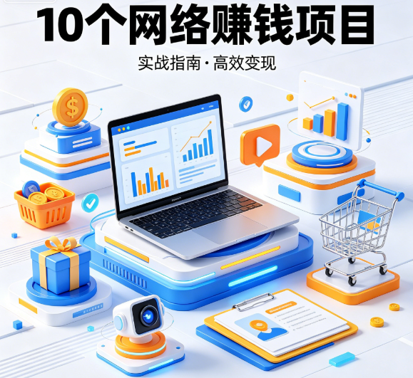 10个网络赚钱项目推荐，盐亭比较合适。