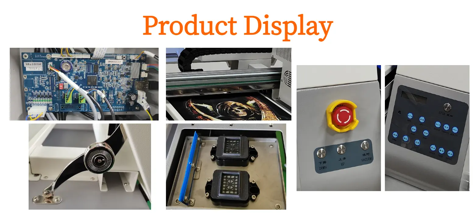 DTG printer full set accessories and consumables for direct to garment printing