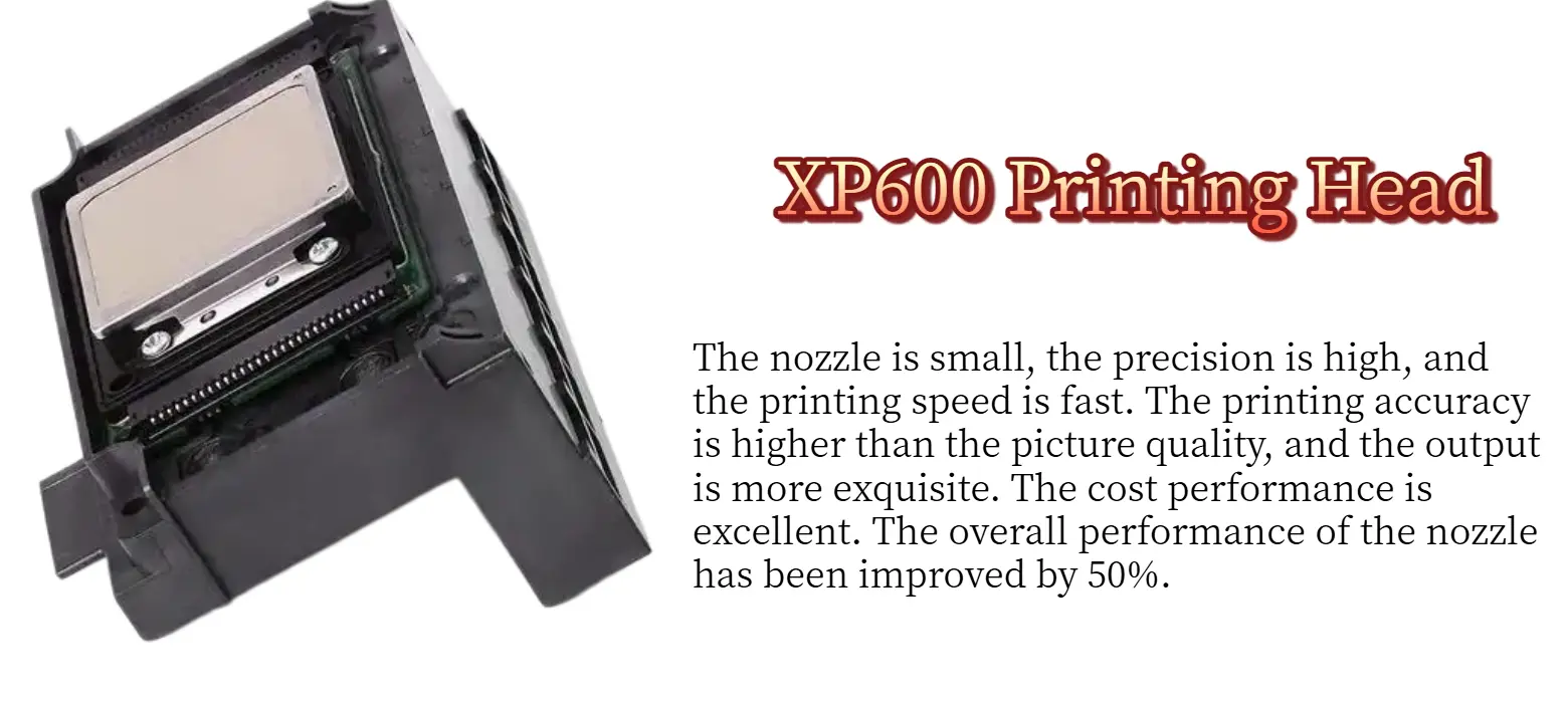 DTG printer high precision printhead for fine detail direct to garment printing