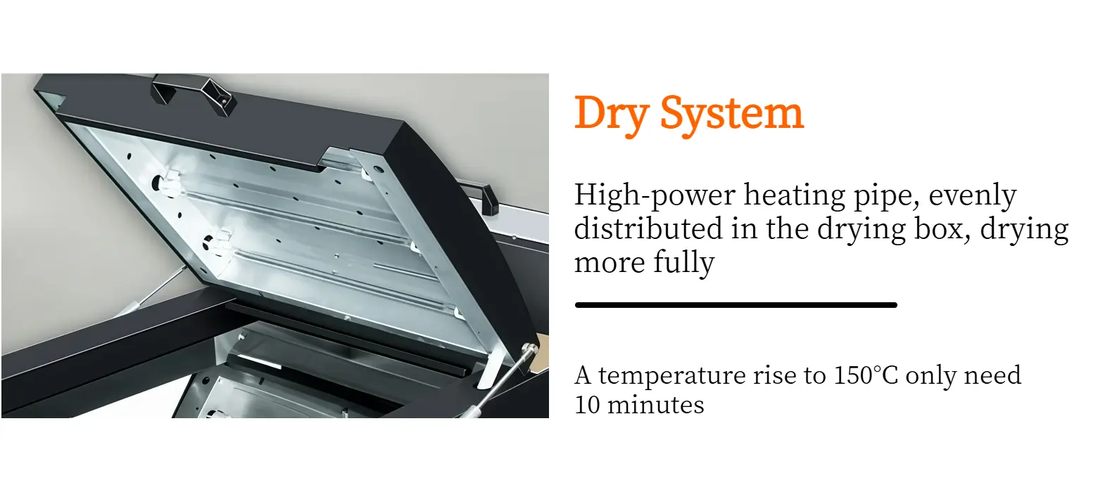 DTF shaker precise temperature control drying tunnel
