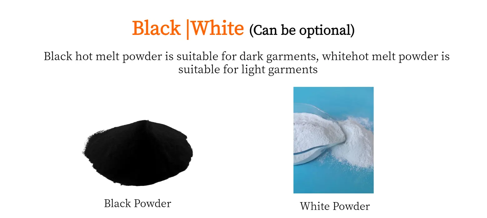 1kg packaged TPU dtf powder for DTF transfer printing