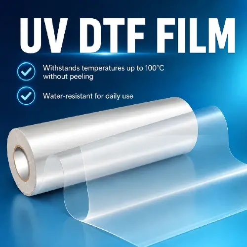 Premium UV DTF A/B film roll, cold transfer UV direct transfer film for hard surface custom printing Premium UV DTF A/B film roll, cold transfer UV direct transfer film for hard surface custom printing