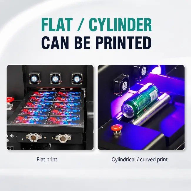 High speed UV printer printhead close-up precision printing structure