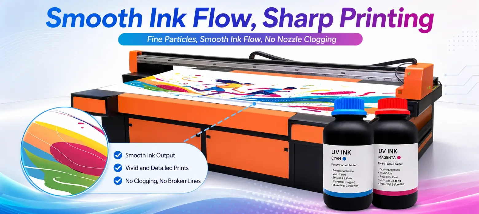 Korean IT UV Ink low odor eco-friendly industrial printing ink certification display