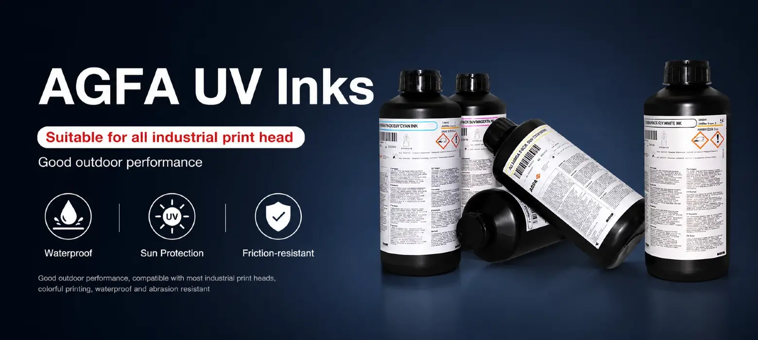 AGFA IT UV Ink detailed technical specification sheet parameter chart