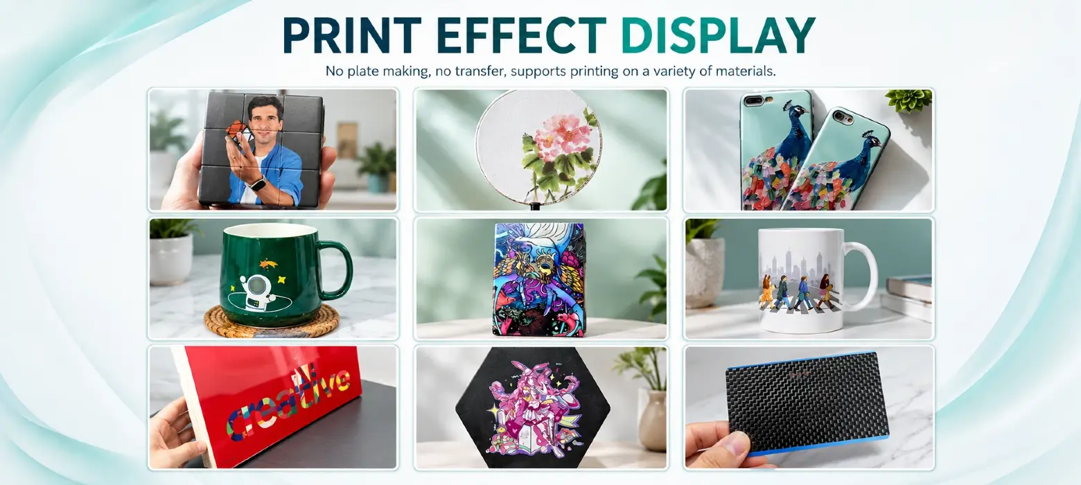 UV printer leather personalized pattern custom printing effect