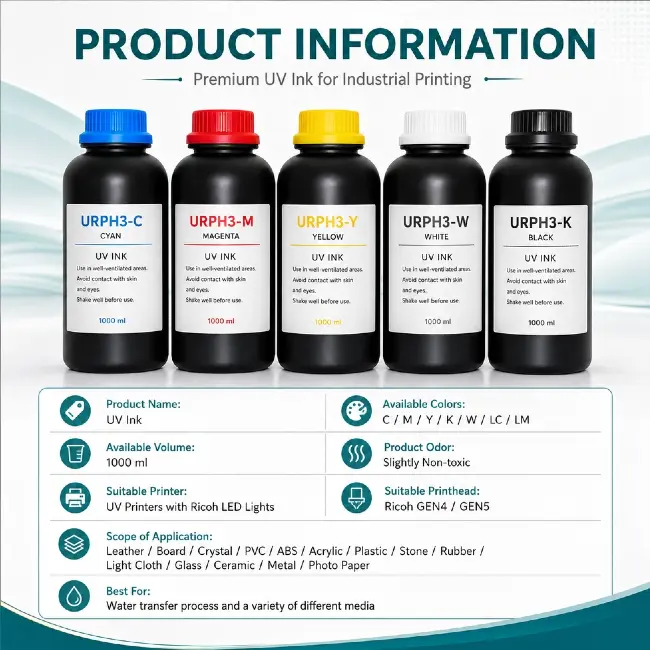 Scratch resistant hard Korean IT UV ink for IT industry printing substrate