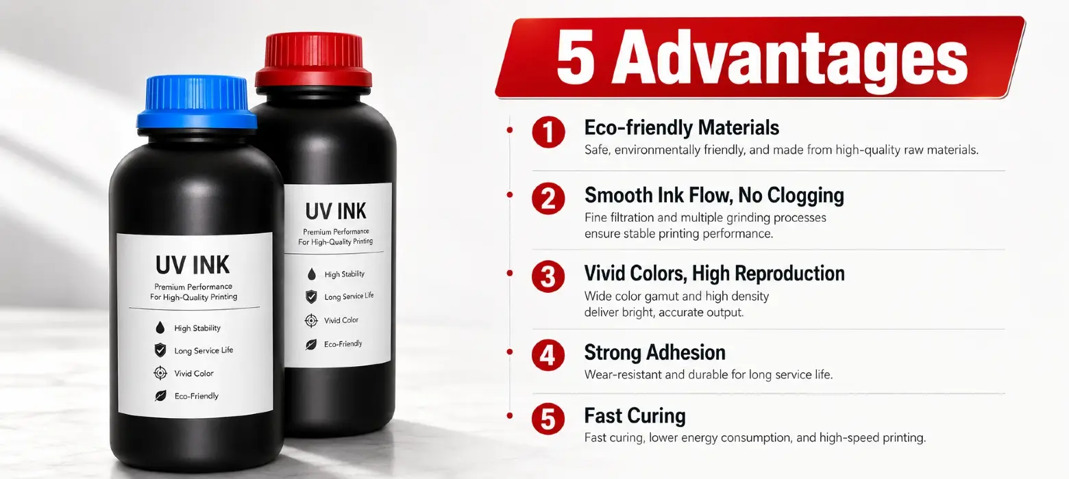 Korean IT UV Ink LED fast curing speed demonstration industrial printing