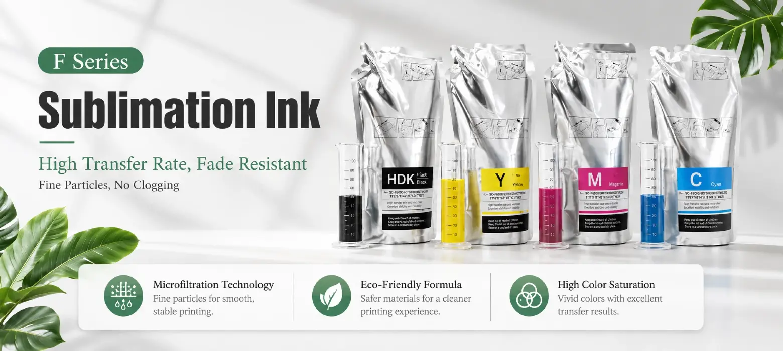 T741 sublimation ink bag overall appearance and packaging display