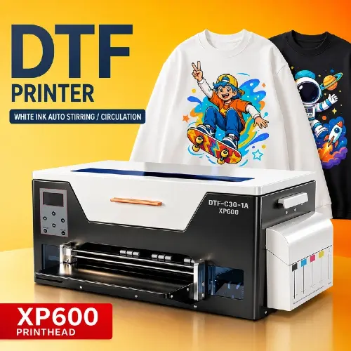 DTF-C30-1A compact DTF printer thumbnail A3 garment heat transfer machine