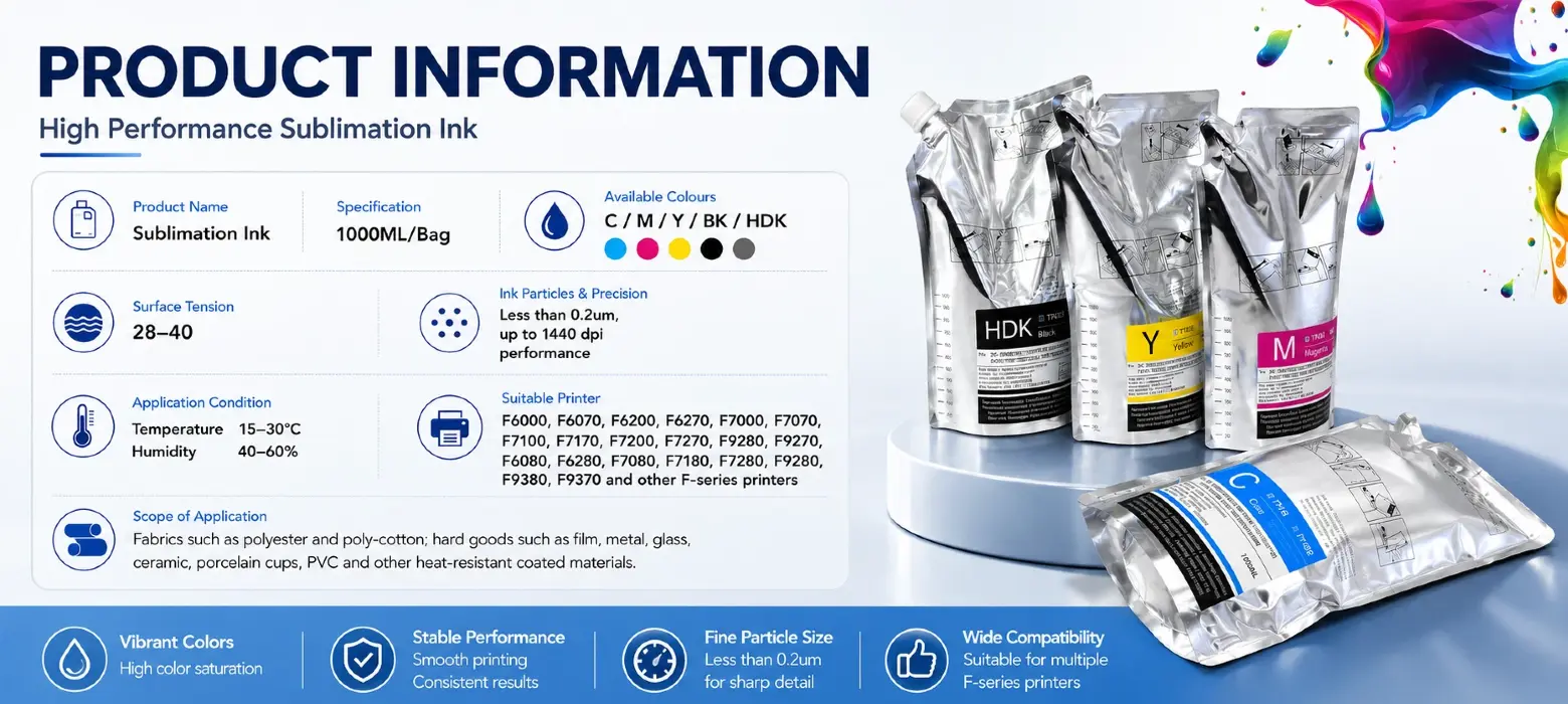 T741 sublimation ink bag sealed leak-proof edge detail