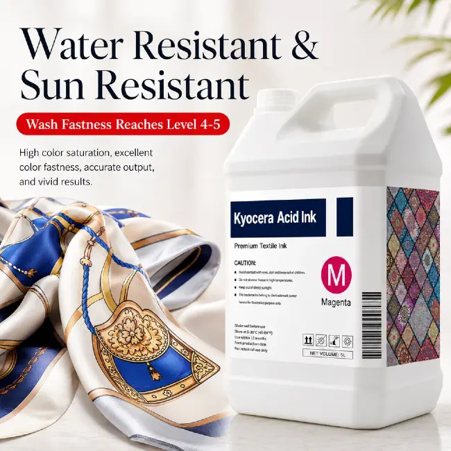 Eco-friendly acid ink, non-toxic water-based acid printing ink for art creation