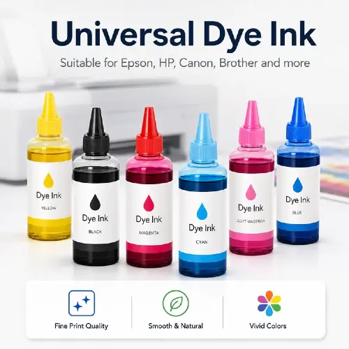 Universal dye ink refill kit all inkjet printer compatible thumbnail