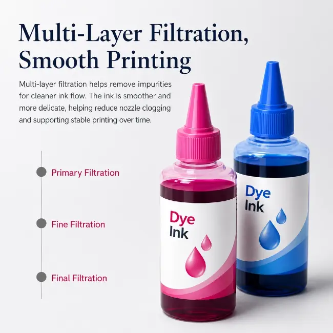 High quality fade resistant universal dye ink for daily printing