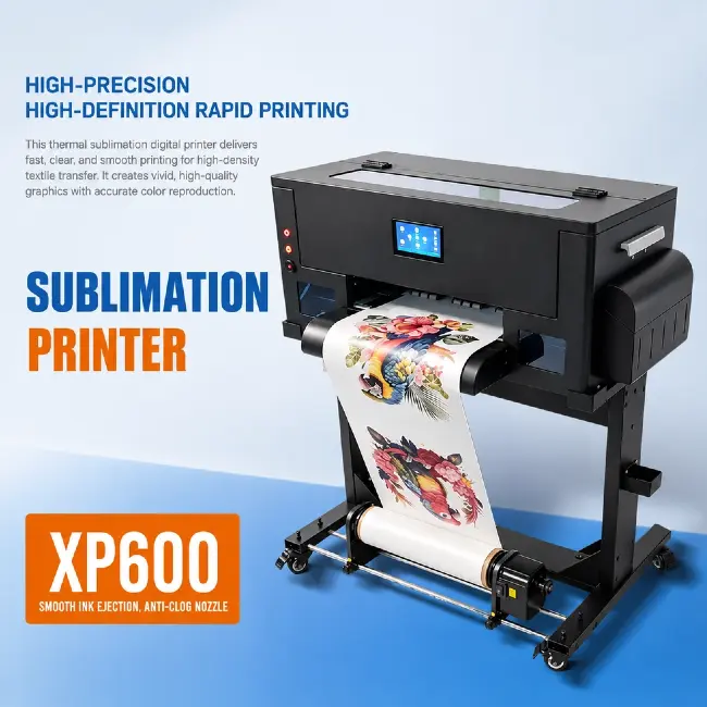 CMYK ink continuous supply system of LS-S30 sublimation printer 100ml ink cartridge capacity