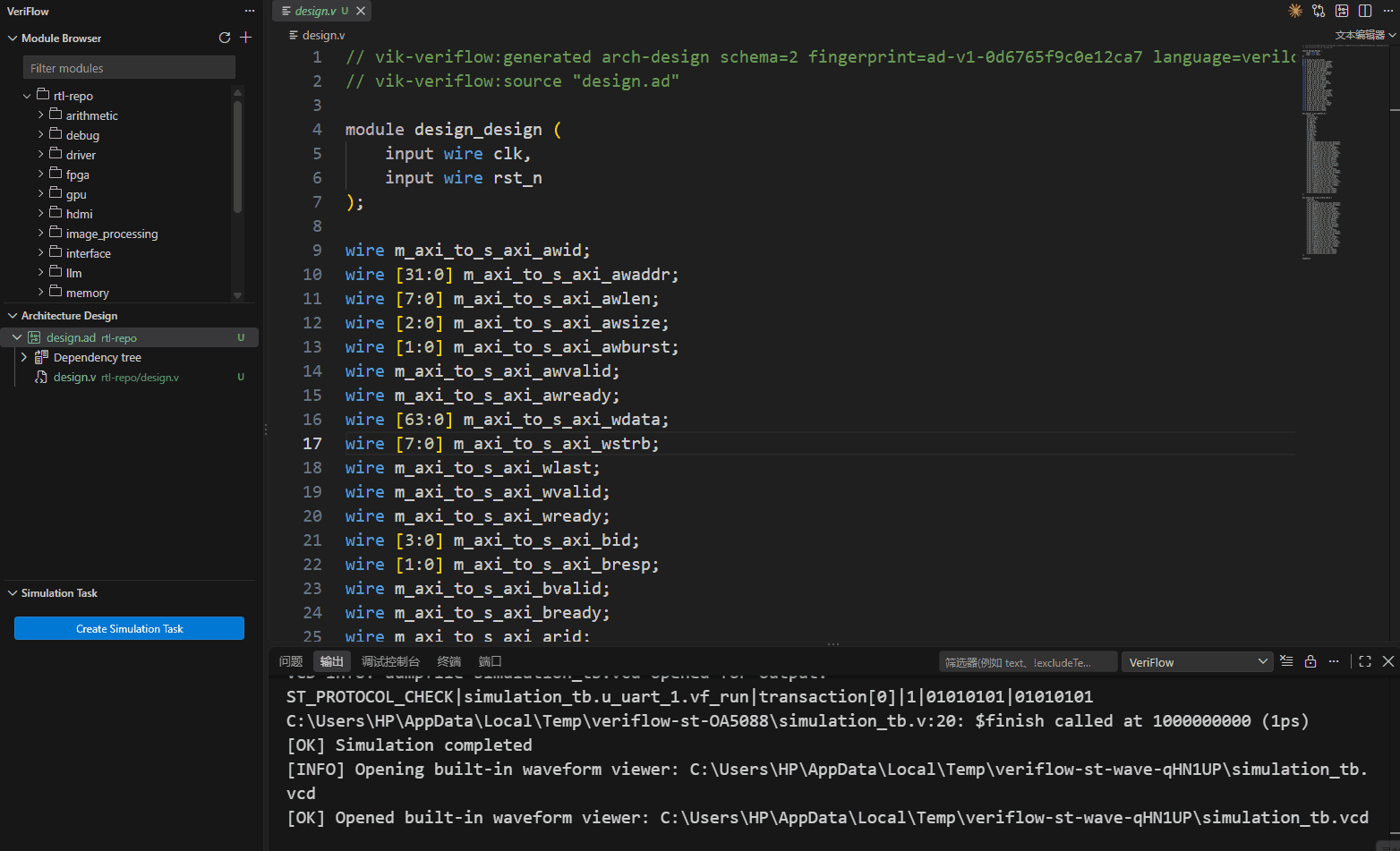 Graphical Testbench